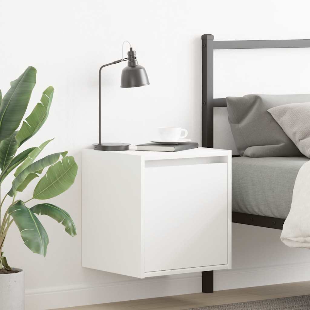 Tables de chevet murales 2 pcs blanc 38x34x40 cm - XIOS