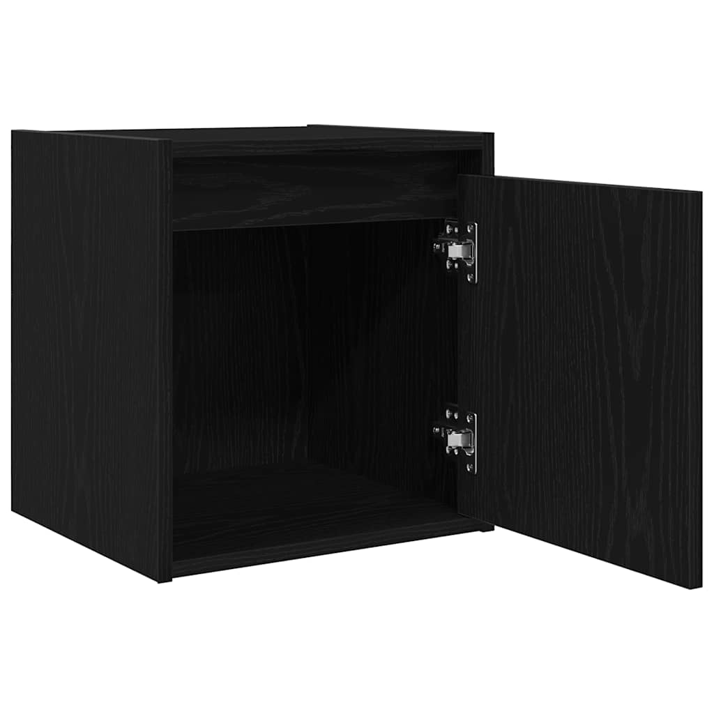 Tables de chevet murales 2 pcs noir 38x34x40 cm - XIOS