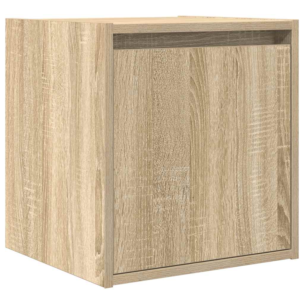 Tables de chevet murales 2 pcs chêne sonoma 38x34x40 cm - XIOS