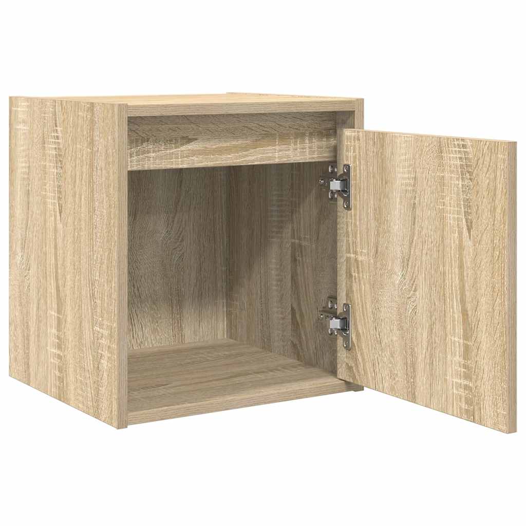 Tables de chevet murales 2 pcs chêne sonoma 38x34x40 cm - XIOS