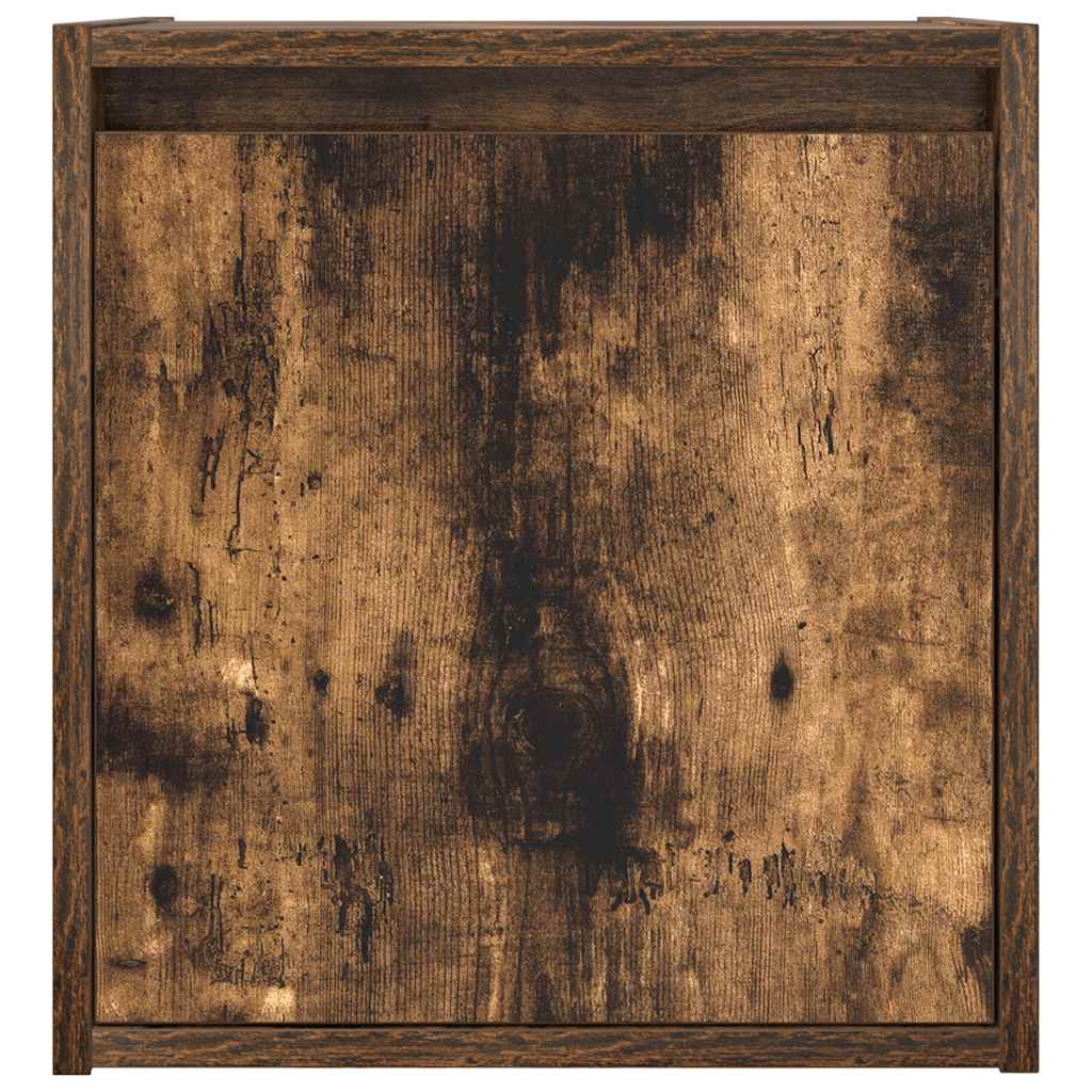 Tables de chevet murales 2 pcs chêne fumé 38x34x40 cm - XIOS