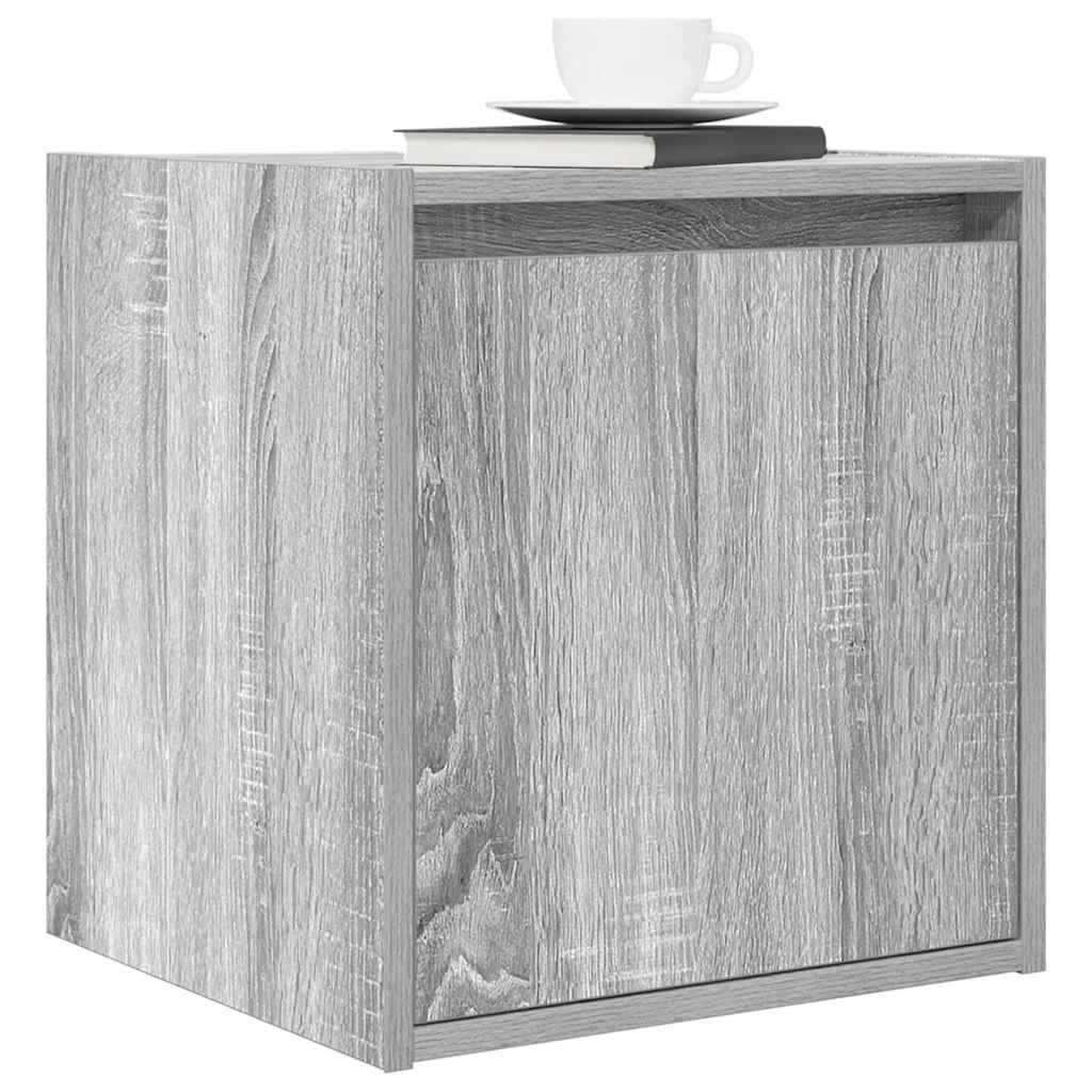 Tables de chevet murales 2 pcs sonoma gris 38x34x40 cm - XIOS