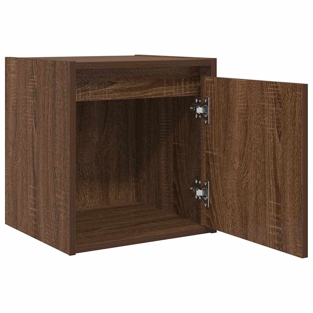 Tables de chevet murales 2 pcs chêne marron 38x34x40 cm - XIOS