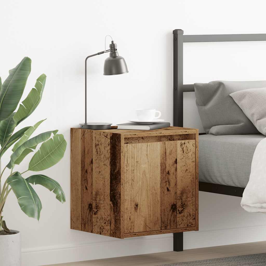 Tables de chevet murales 2 pcs vieux bois 38x34x40 cm - XIOS