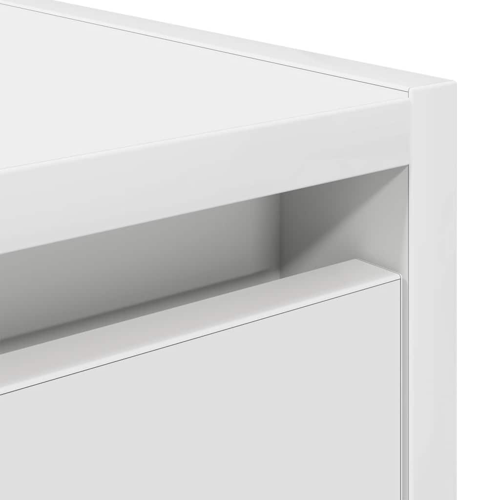 Tables de chevet murales 2 pcs blanc 38x34x40 cm - XIOS