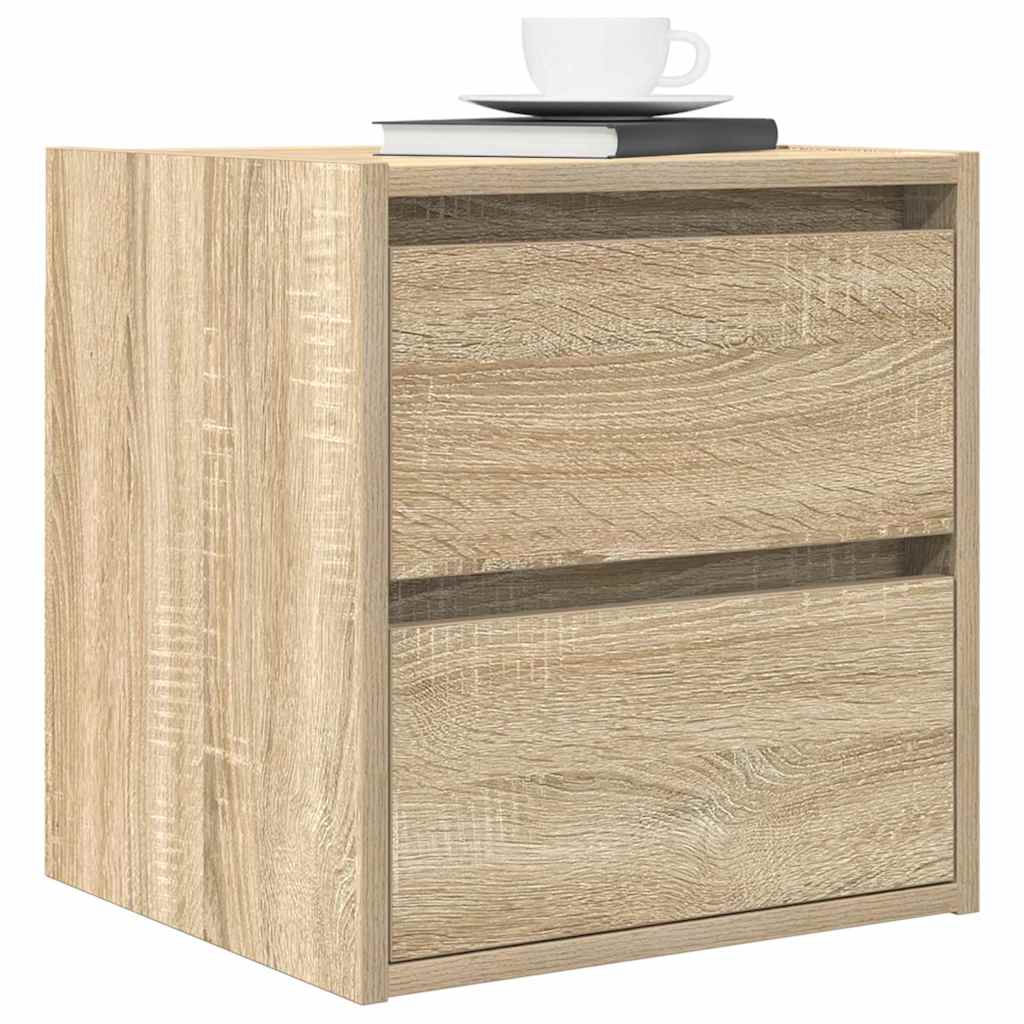 Tables de chevet murales 2 pcs chêne sonoma 38x34x40 cm - XIOS