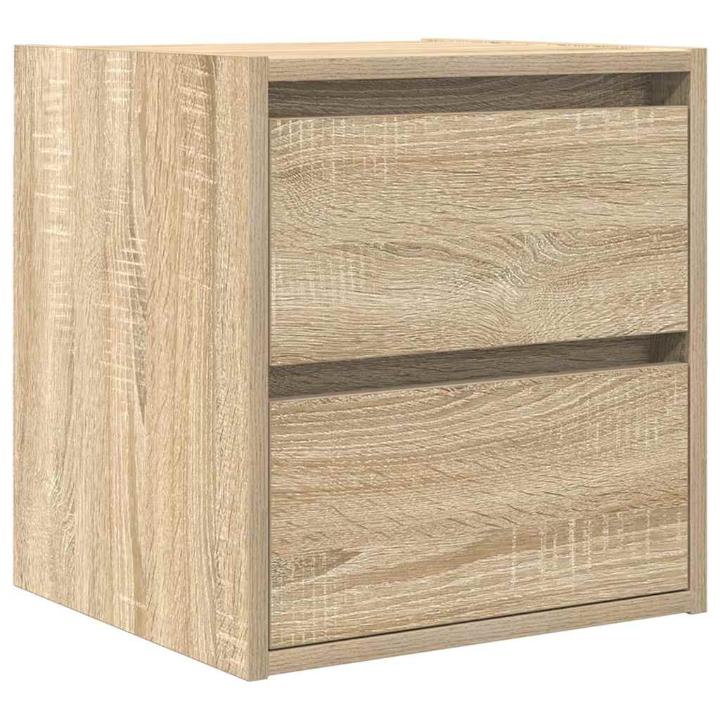 Tables de chevet murales 2 pcs chêne sonoma 38x34x40 cm - XIOS