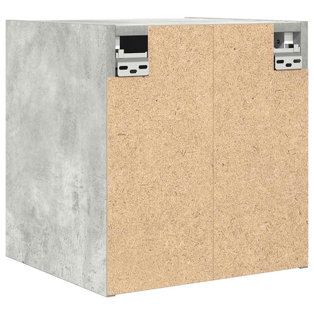 Tables de chevet murales 2 pcs gris béton 38x34x40 cm - XIOS