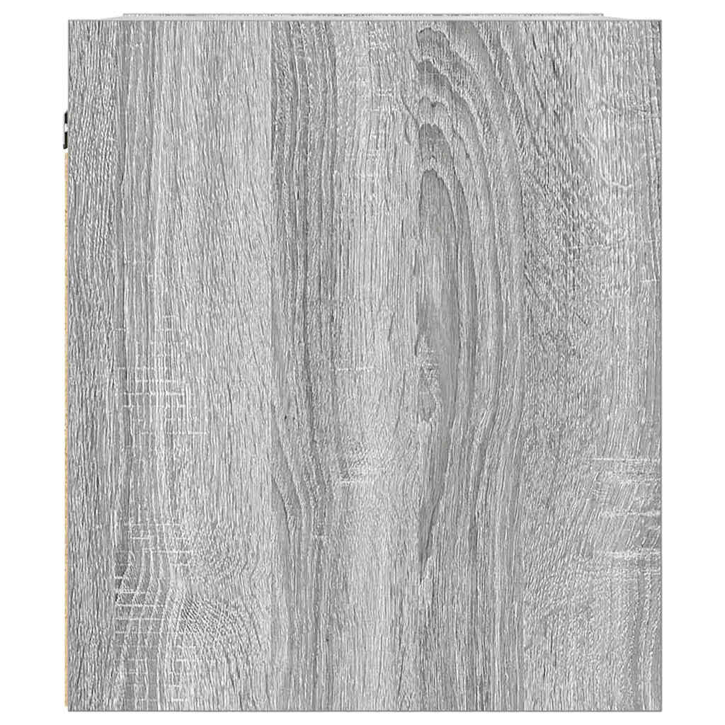 Table de chevet murale sonoma gris 38x34x40 cm