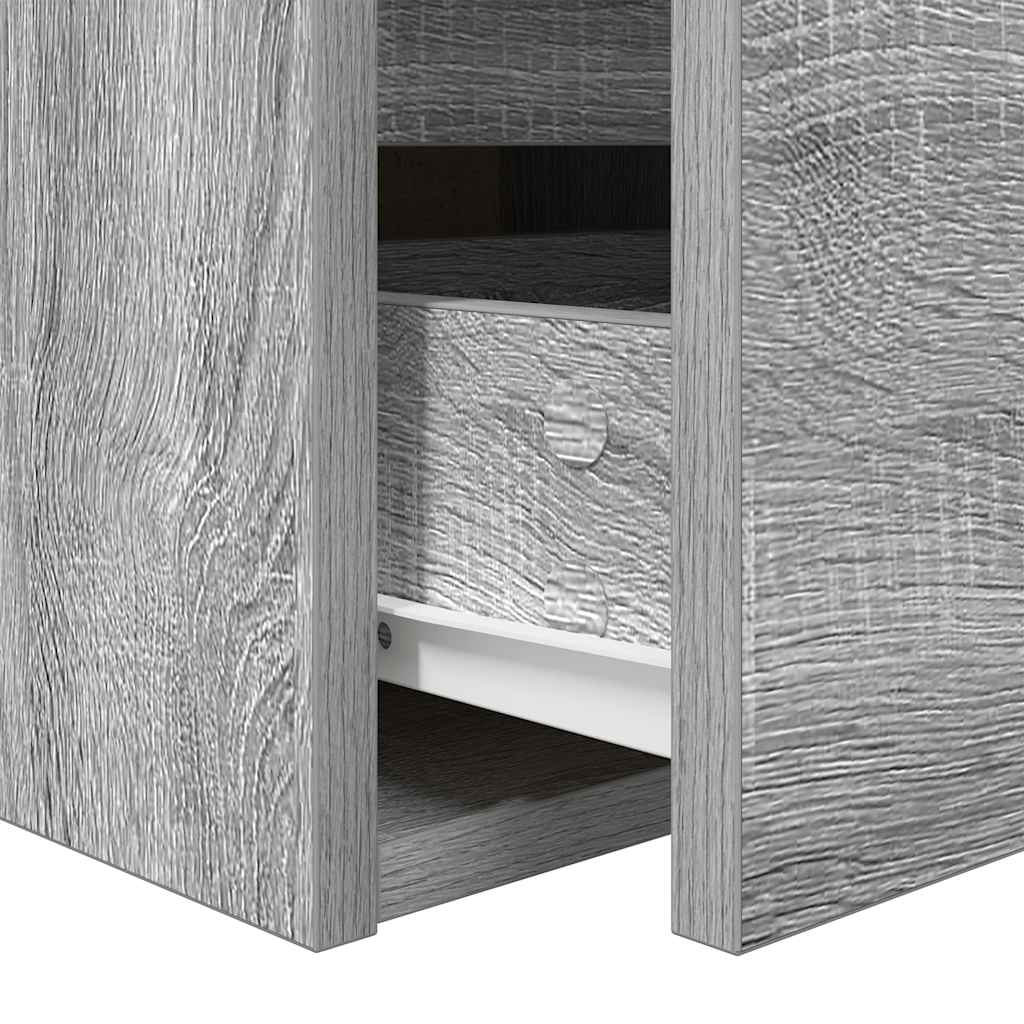 Tables de chevet murales 2 pcs sonoma gris 38x34x40 cm - XIOS