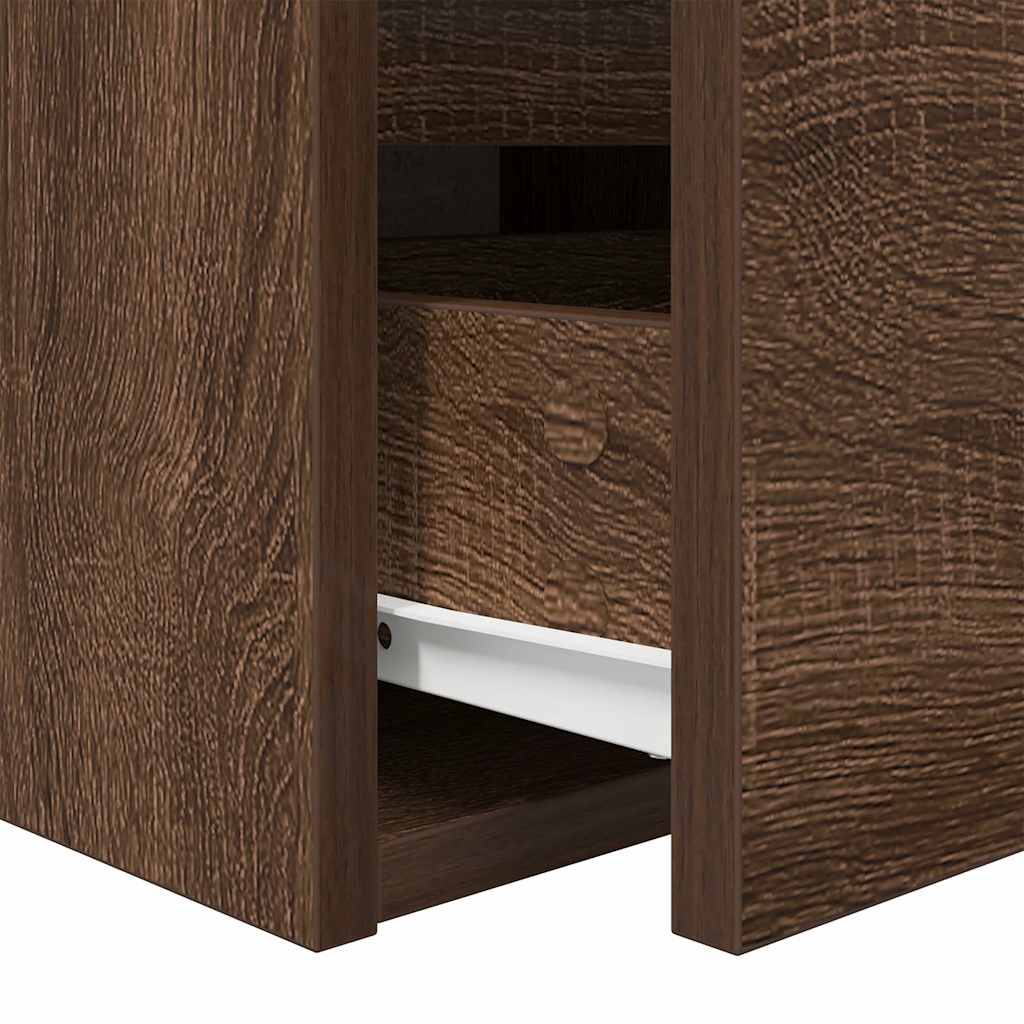 Tables de chevet murales 2 pcs chêne marron 38x34x40 cm - XIOS