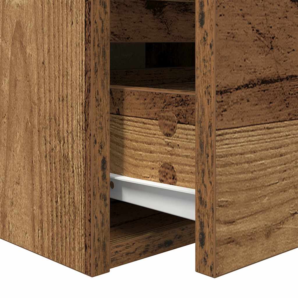 Tables de chevet murales 2 pcs vieux bois 38x34x40 cm - XIOS