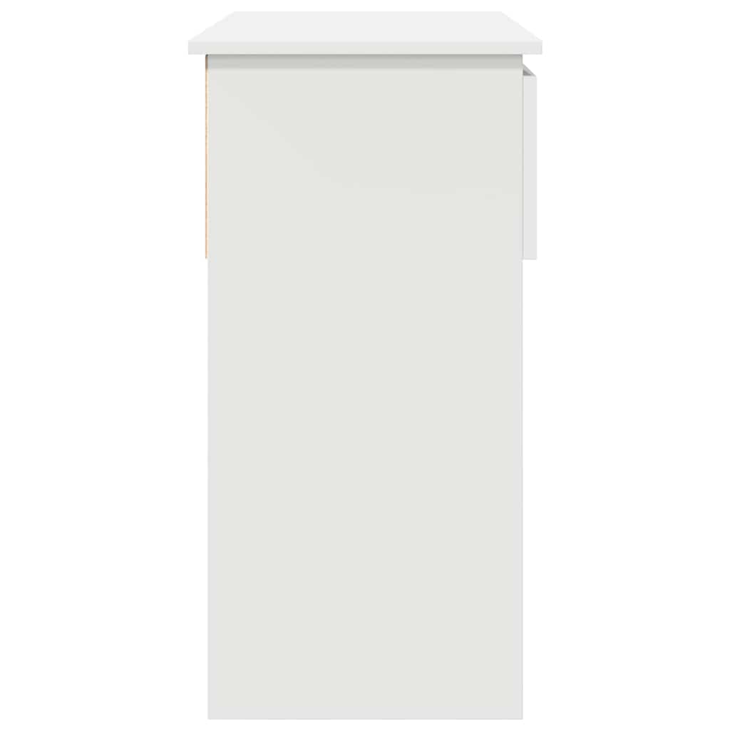 Table console avec tiroirs blanc 85,5x38,5x74,5 cm - XIOS