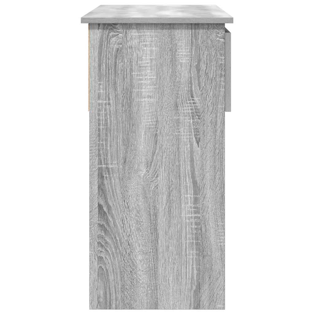 Table console avec tiroirs sonoma gris 85,5x38,5x74,5 cm - XIOS