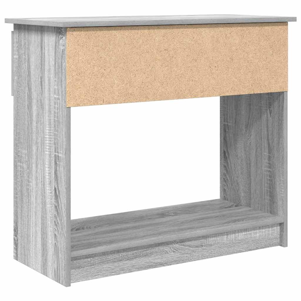 Table console avec tiroirs sonoma gris 85,5x38,5x74,5 cm - XIOS