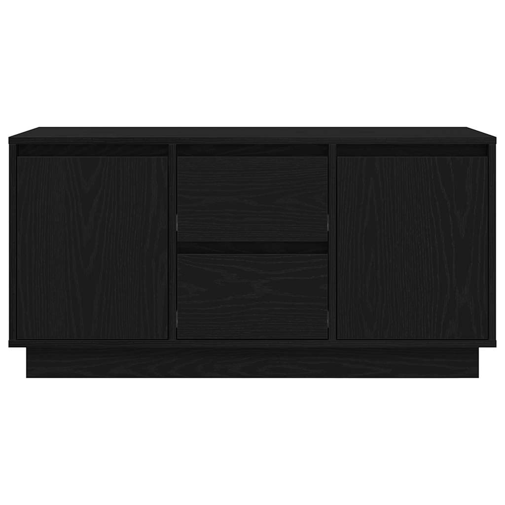 Meuble TV avec lumières LED chêne noir 100x41x50 cm - XIOS