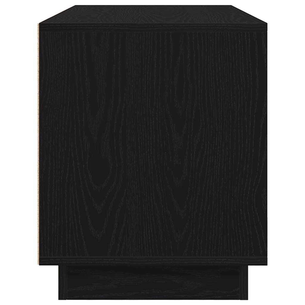 Meuble TV avec lumières LED chêne noir 100x41x50 cm - XIOS