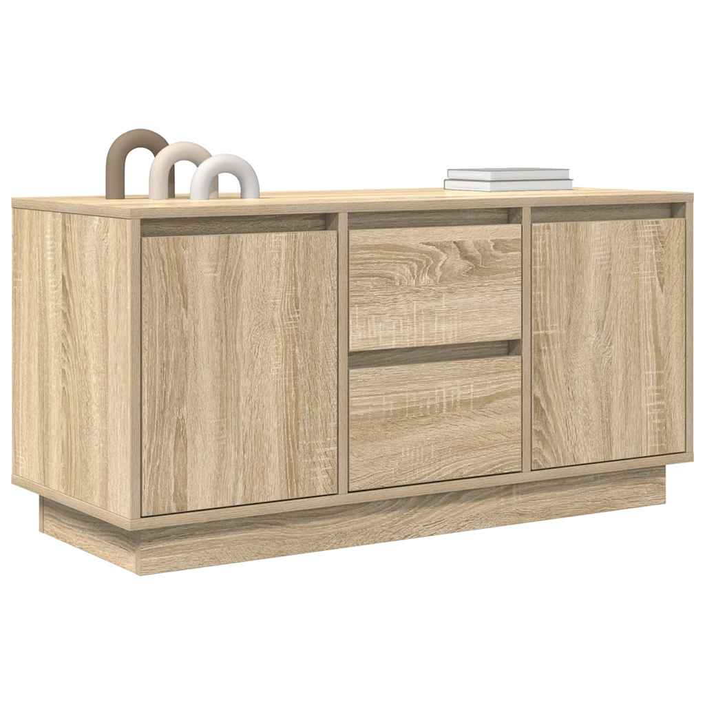 Meuble TV avec lumières LED chêne sonoma 100x41x50 cm - XIOS