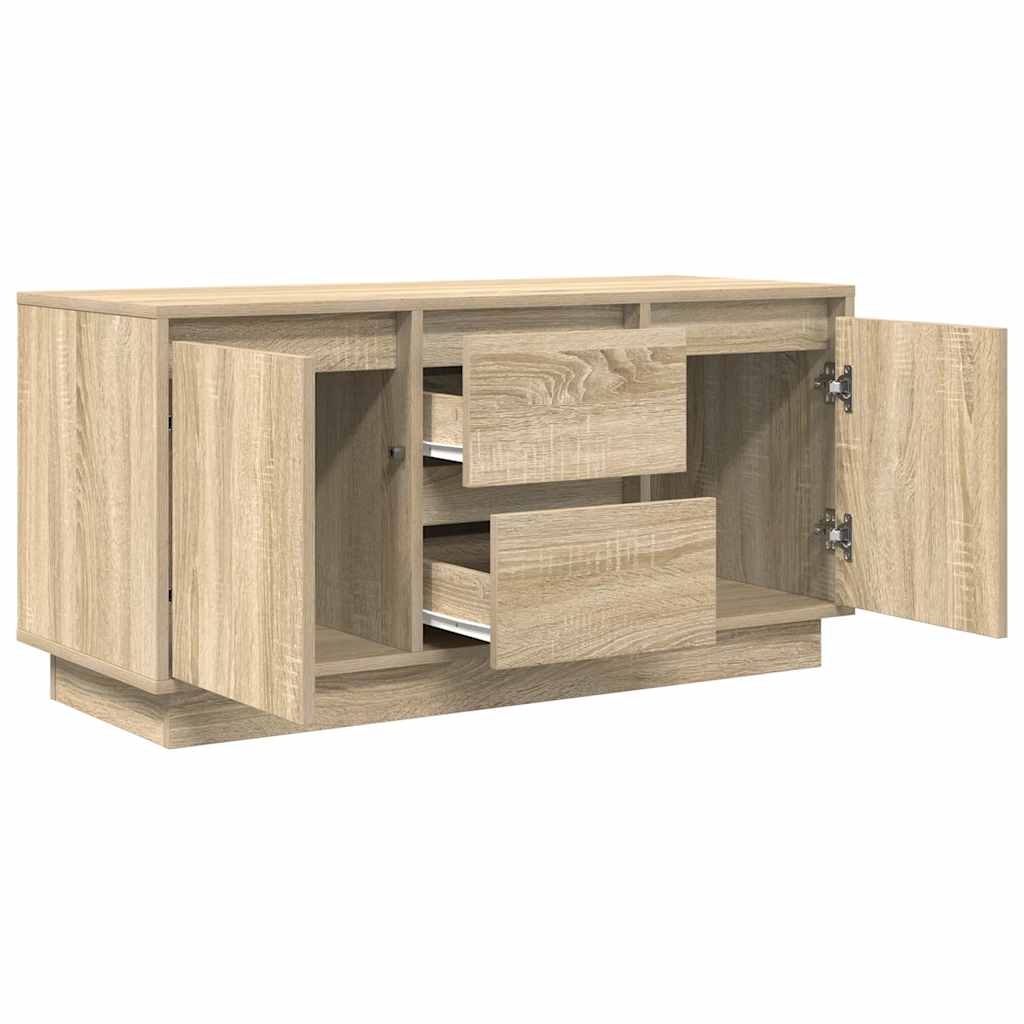 Meuble TV avec lumières LED chêne sonoma 100x41x50 cm - XIOS
