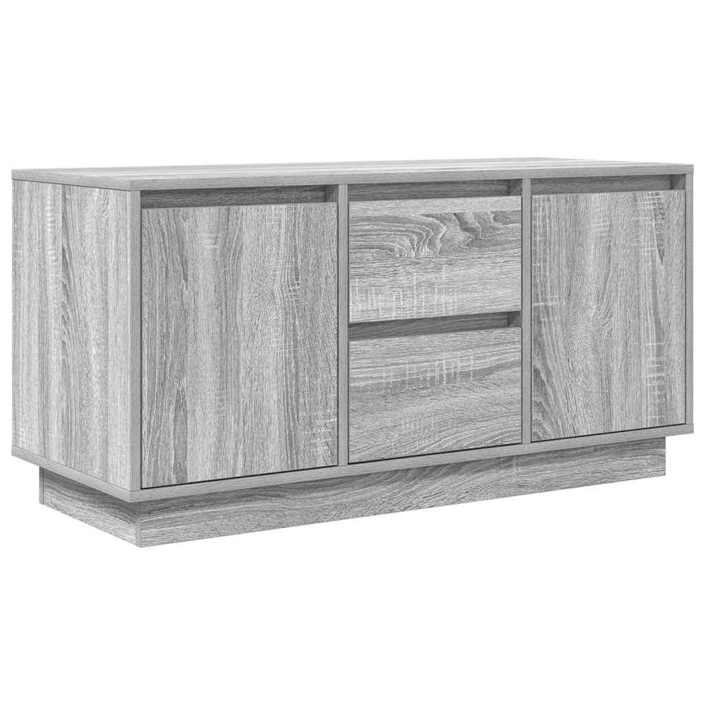 Meuble TV avec lumières LED sonoma gris 100x41x50 cm - XIOS