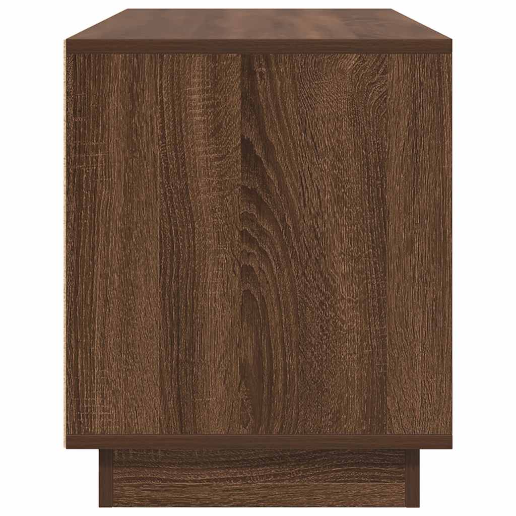Meuble TV avec lumières LED chêne marron 100x41x50 cm - XIOS