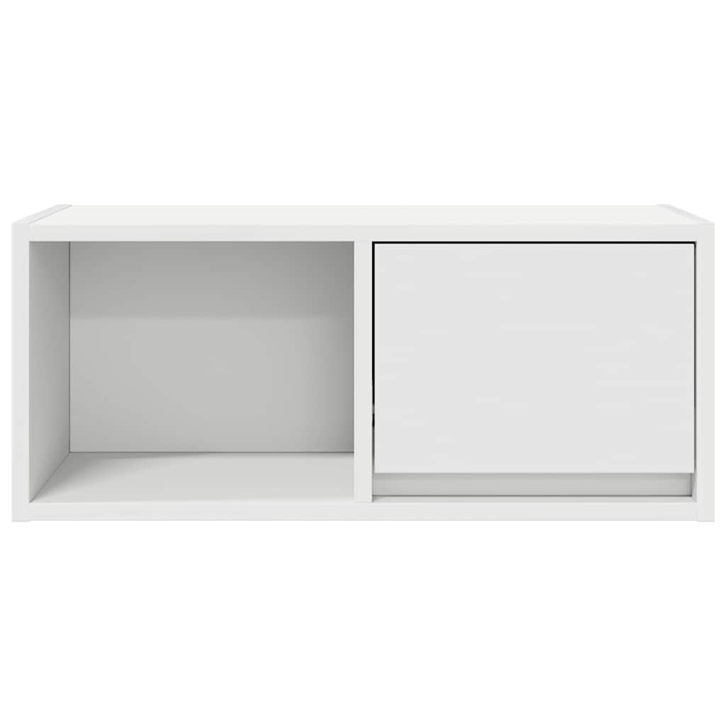 Meuble TV blanc 60x31x25,5 cm bois d'ingénierie - XIOS