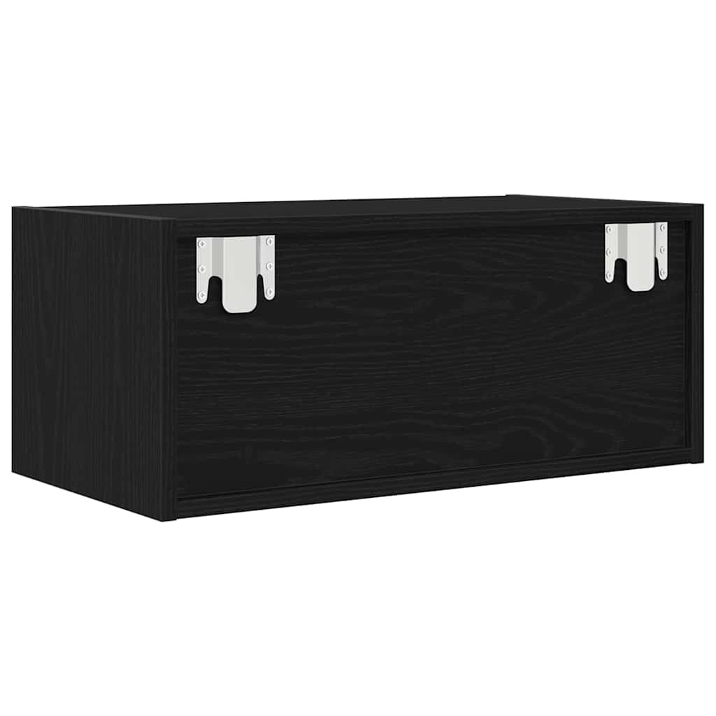 Meubles TV 2 pcs chêne noir 60x31x25,5 cm bois d'ingénierie - XIOS