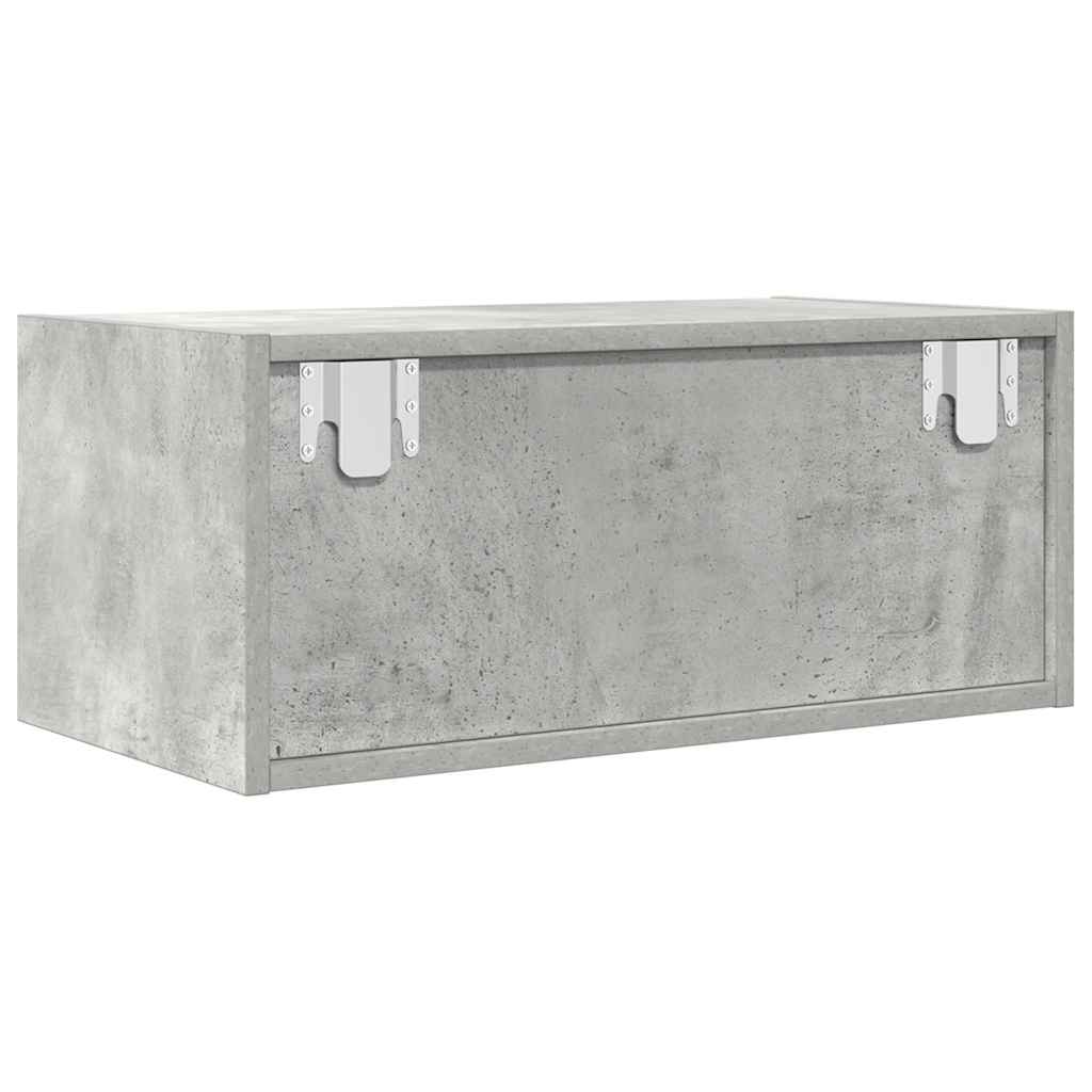 Meubles TV 2 pcs gris béton 60x31x25,5 cm bois d'ingénierie - XIOS