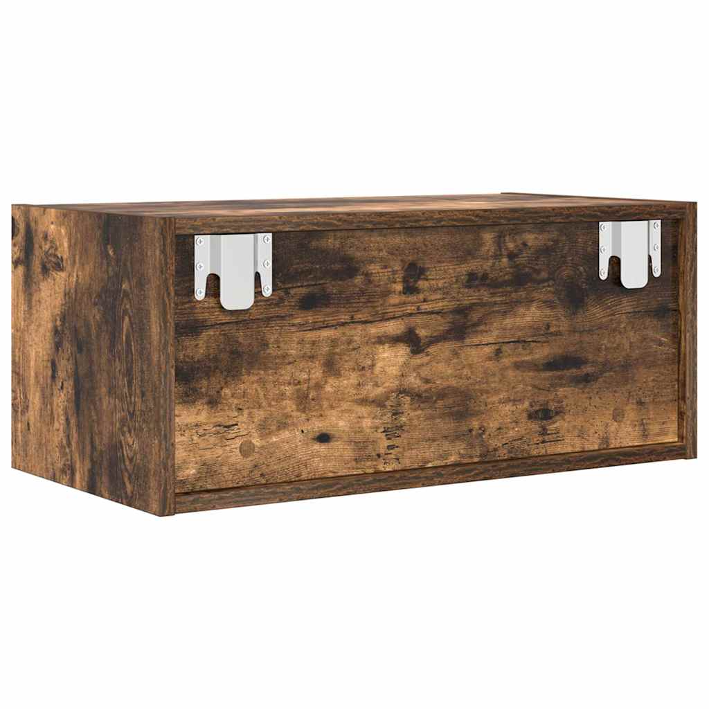 Meubles TV 2 pcs chêne fumé 60x31x25,5 cm bois d'ingénierie - XIOS