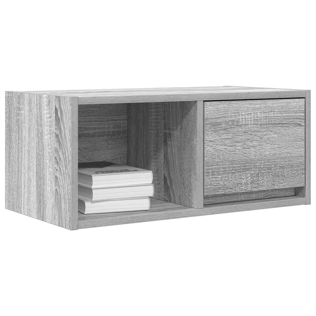 Meuble TV sonoma gris 60x31x25,5 cm bois d'ingénierie - XIOS