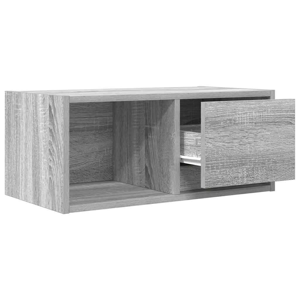 Meuble TV sonoma gris 60x31x25,5 cm bois d'ingénierie - XIOS