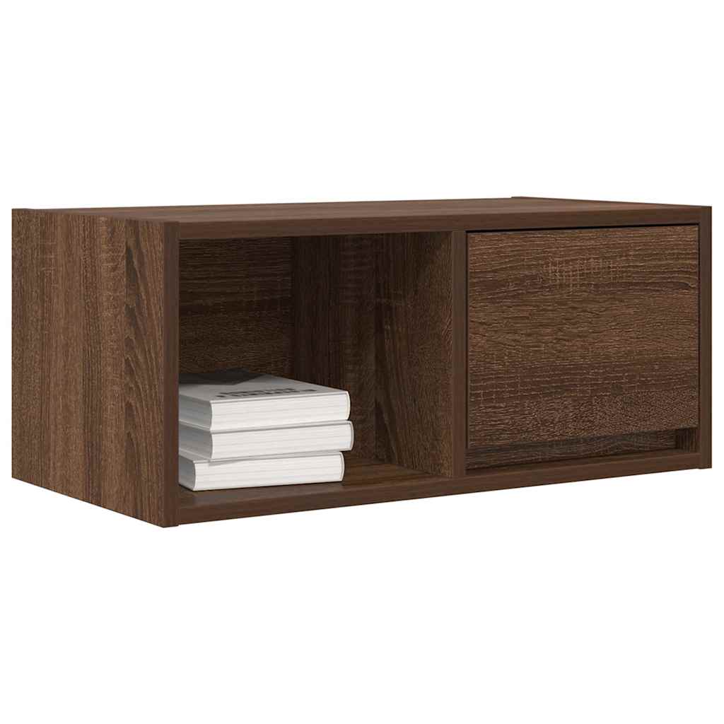 Meuble TV 2 pcs chêne marron 60x31x25,5 cm bois d'ingénierie - XIOS