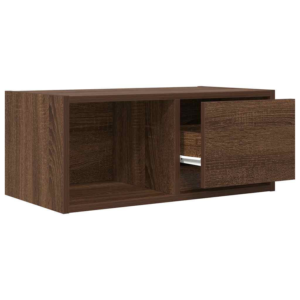 Meuble TV 2 pcs chêne marron 60x31x25,5 cm bois d'ingénierie - XIOS