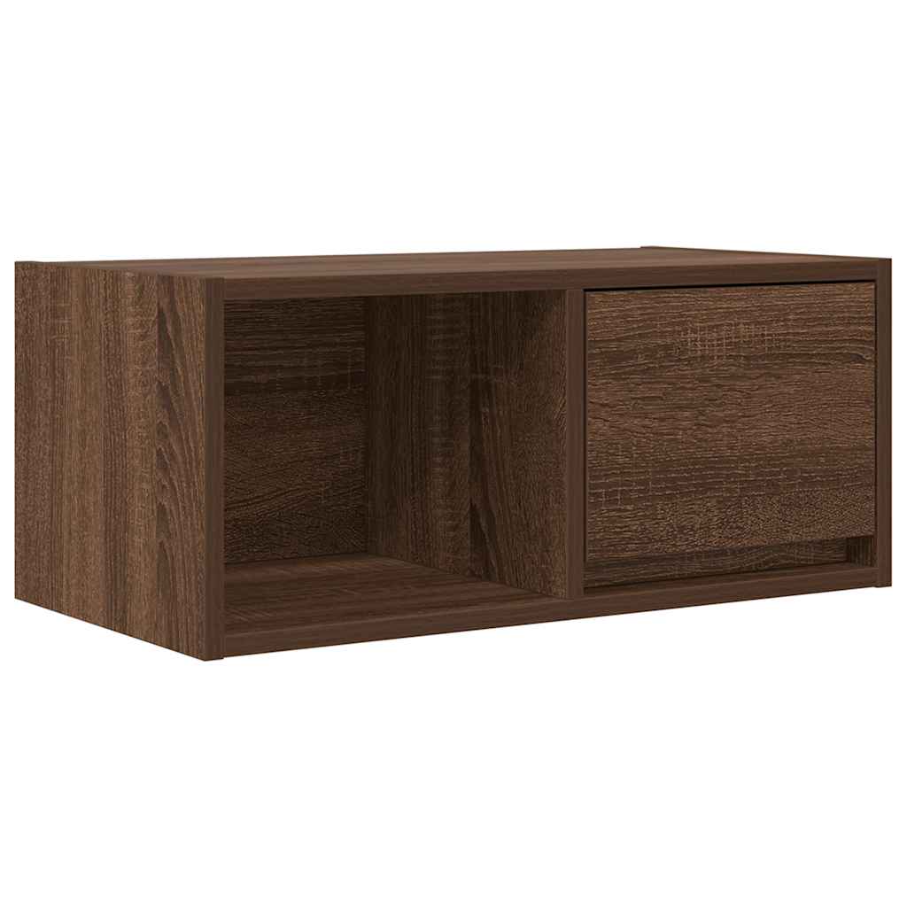 Meuble TV 2 pcs chêne marron 60x31x25,5 cm bois d'ingénierie - XIOS