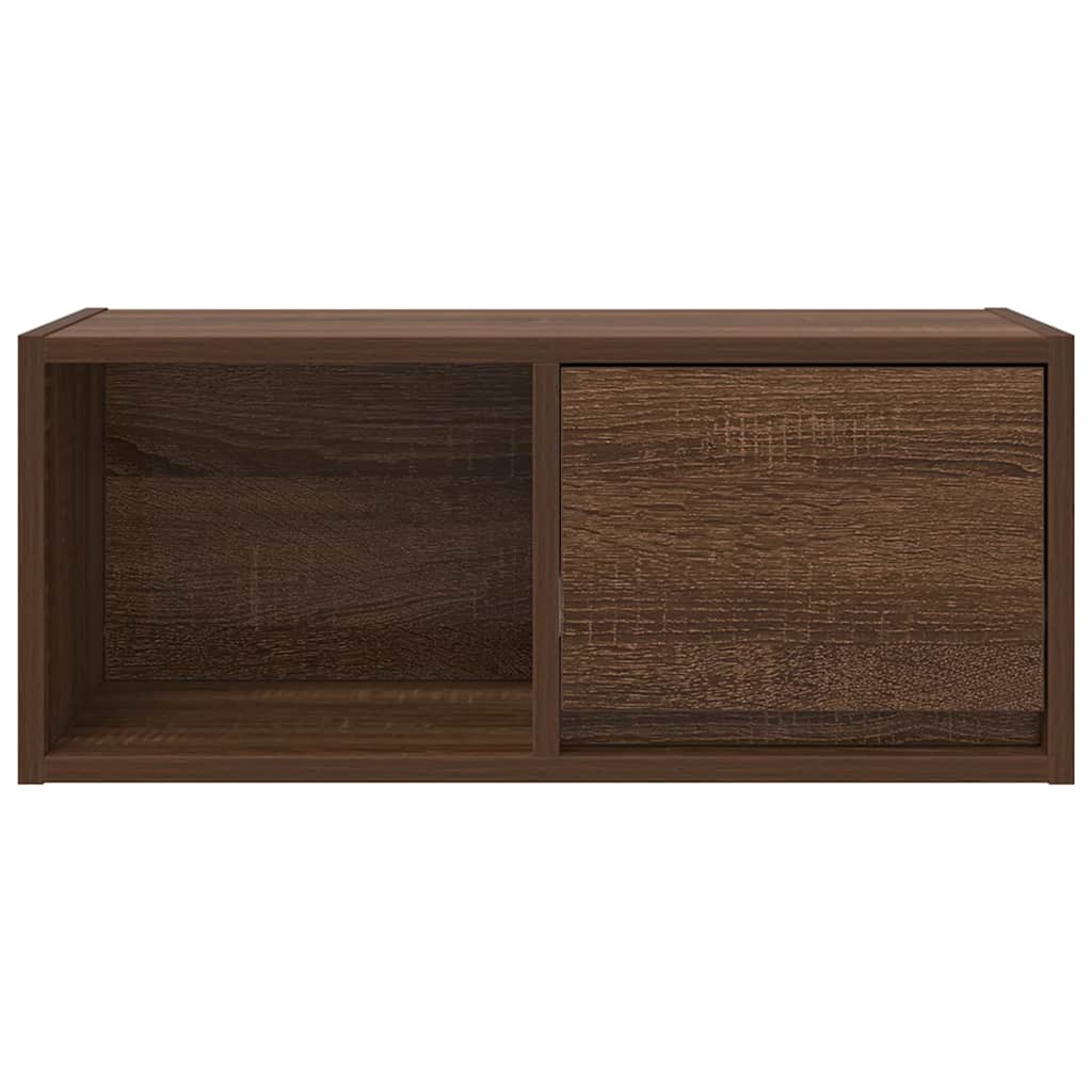 Meuble TV 2 pcs chêne marron 60x31x25,5 cm bois d'ingénierie - XIOS