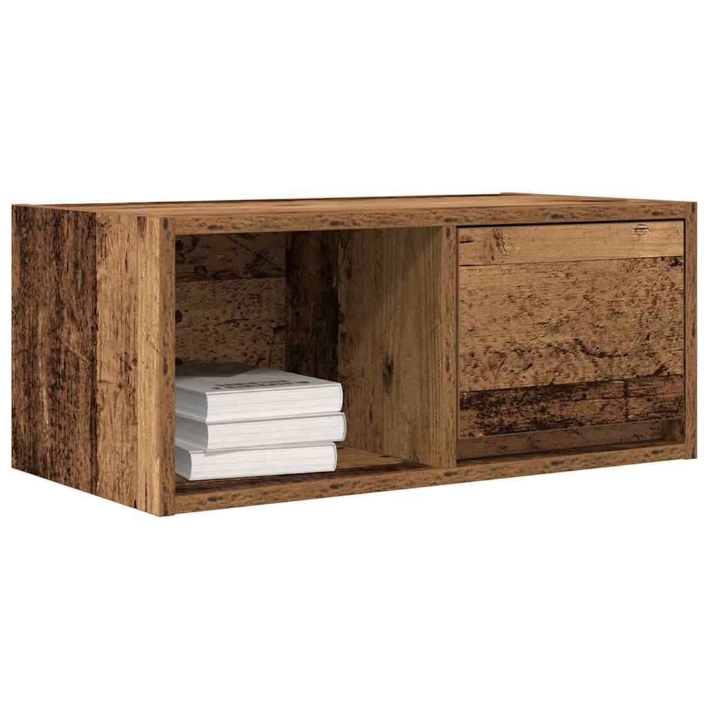 Meubles TV 2 pcs vieux bois 60x31x25,5 cm bois d'ingénierie - XIOS