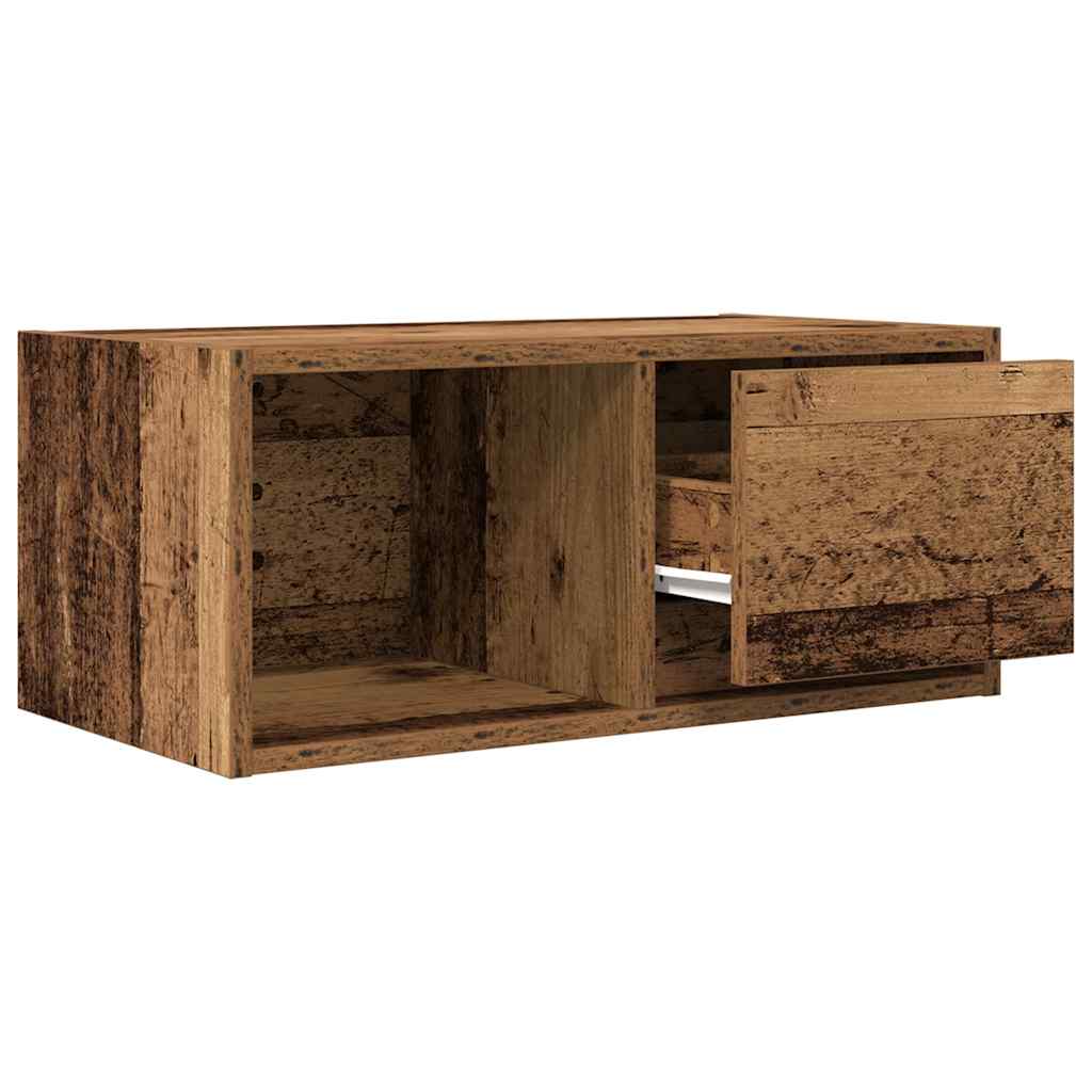Meubles TV 2 pcs vieux bois 60x31x25,5 cm bois d'ingénierie - XIOS