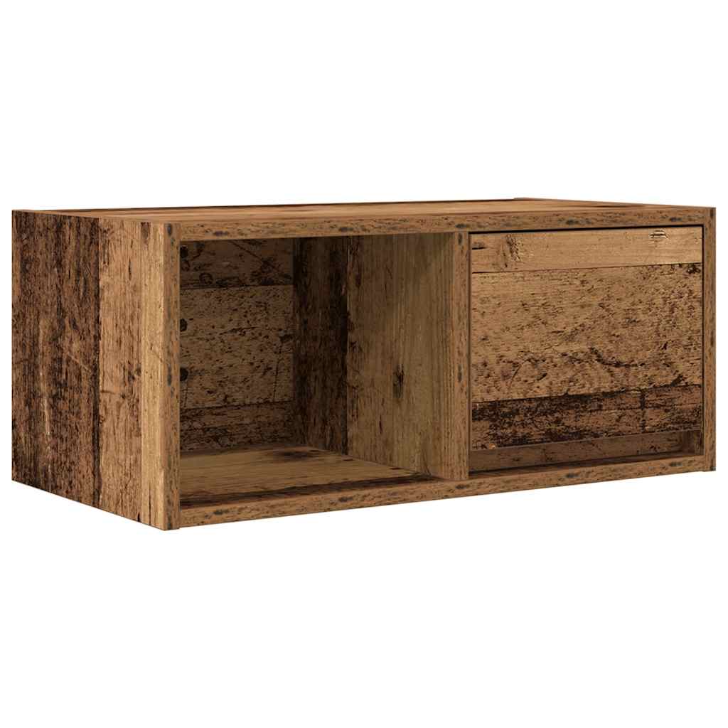 Meubles TV 2 pcs vieux bois 60x31x25,5 cm bois d'ingénierie - XIOS