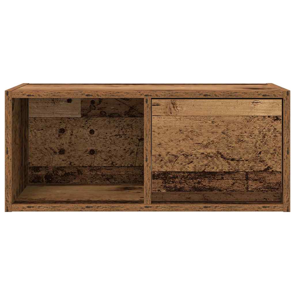 Meubles TV 2 pcs vieux bois 60x31x25,5 cm bois d'ingénierie - XIOS