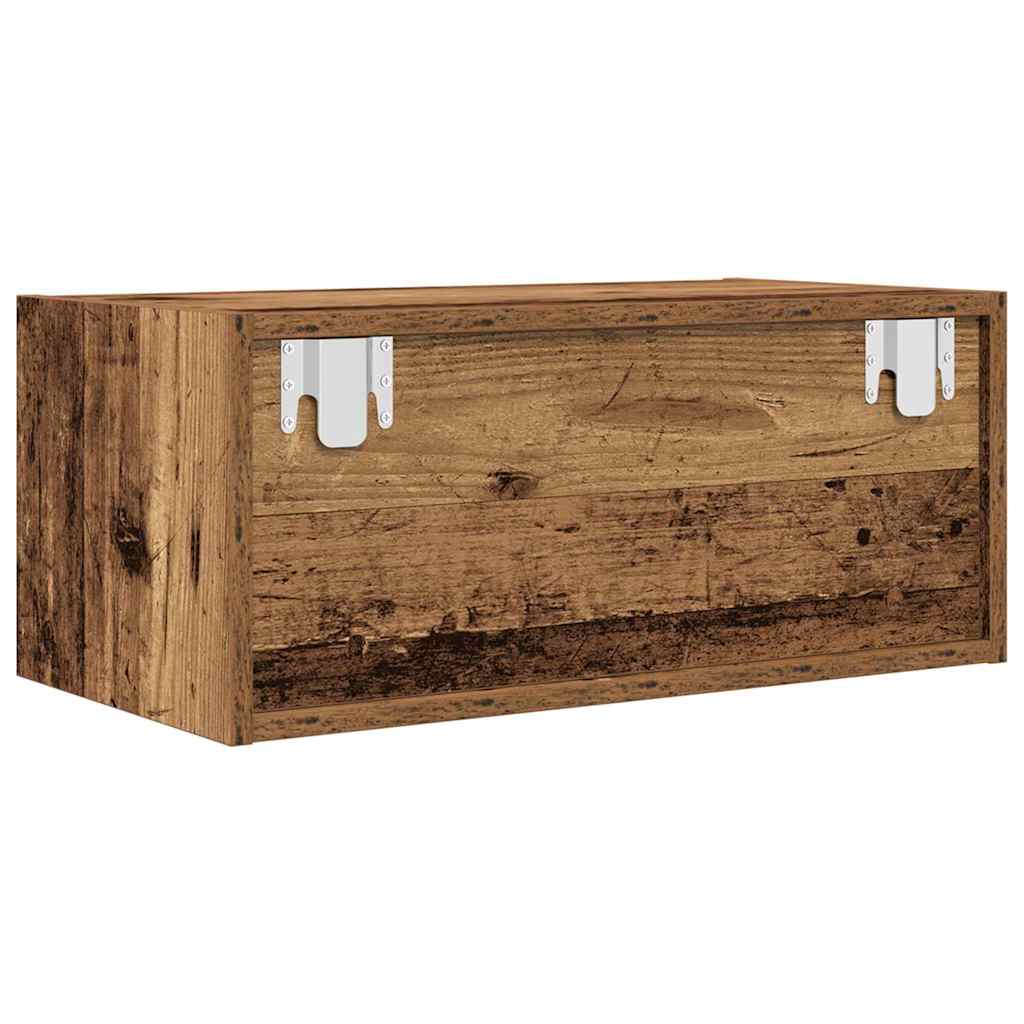 Meubles TV 2 pcs vieux bois 60x31x25,5 cm bois d'ingénierie - XIOS