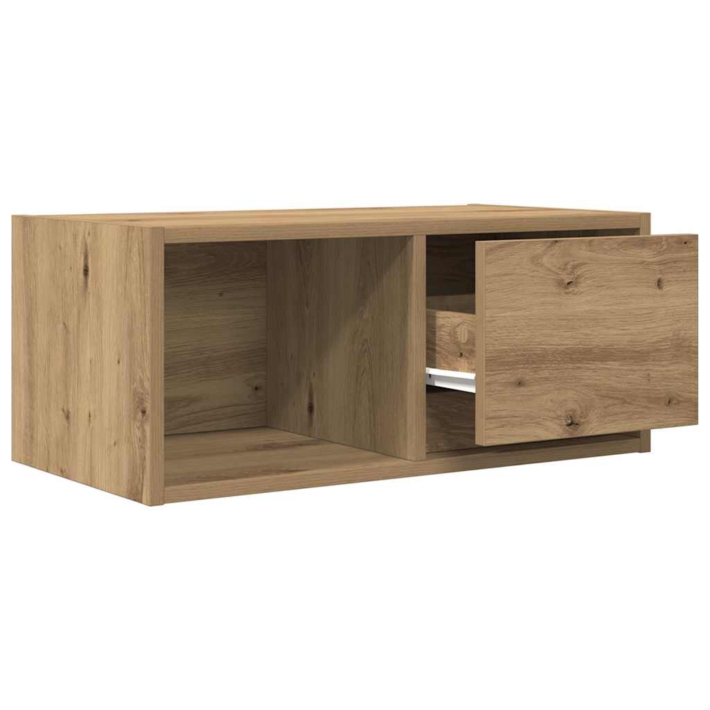 Meubles TV 2 pcs chêne artisanal 60x31x25,5cm bois d'ingénierie - XIOS