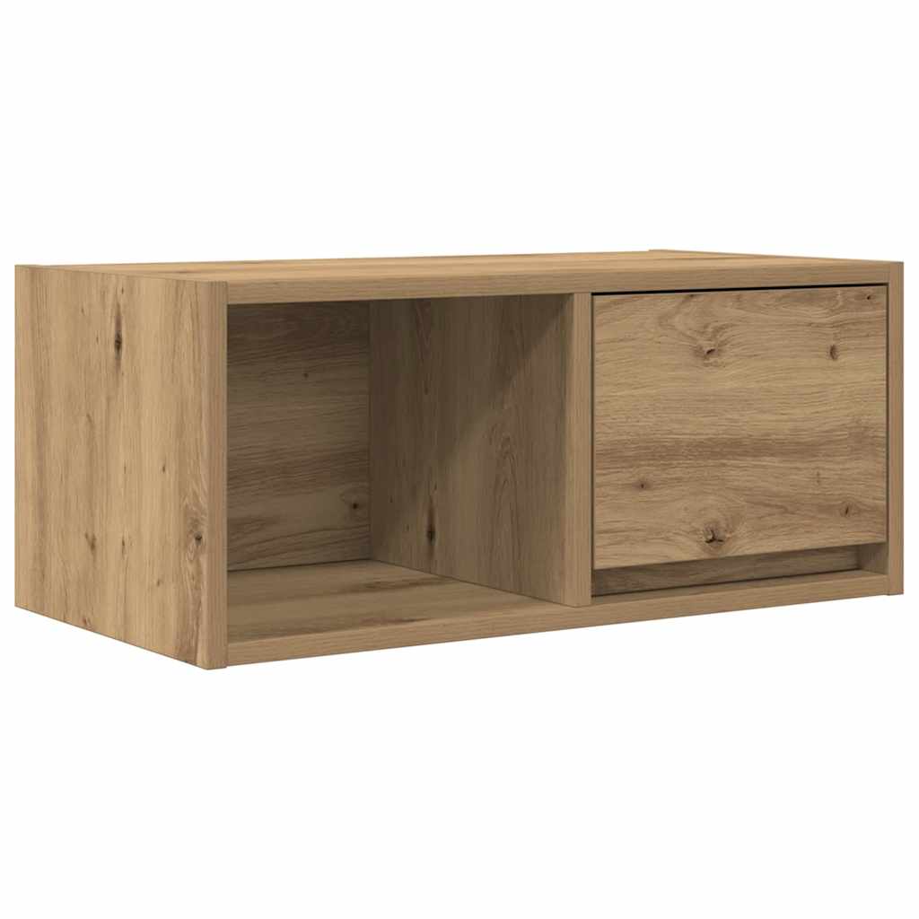 Meubles TV 2 pcs chêne artisanal 60x31x25,5cm bois d'ingénierie - XIOS