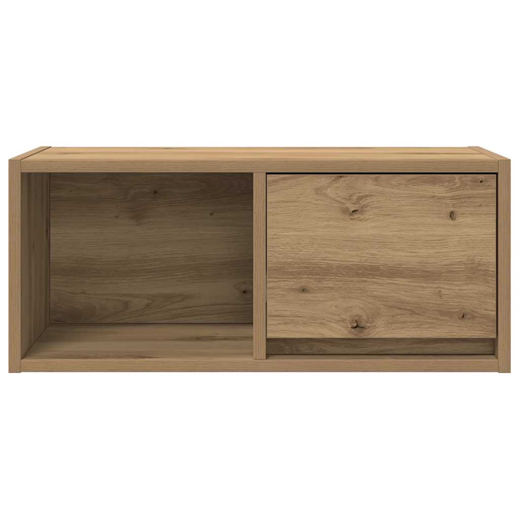 Meubles TV 2 pcs chêne artisanal 60x31x25,5cm bois d'ingénierie - XIOS
