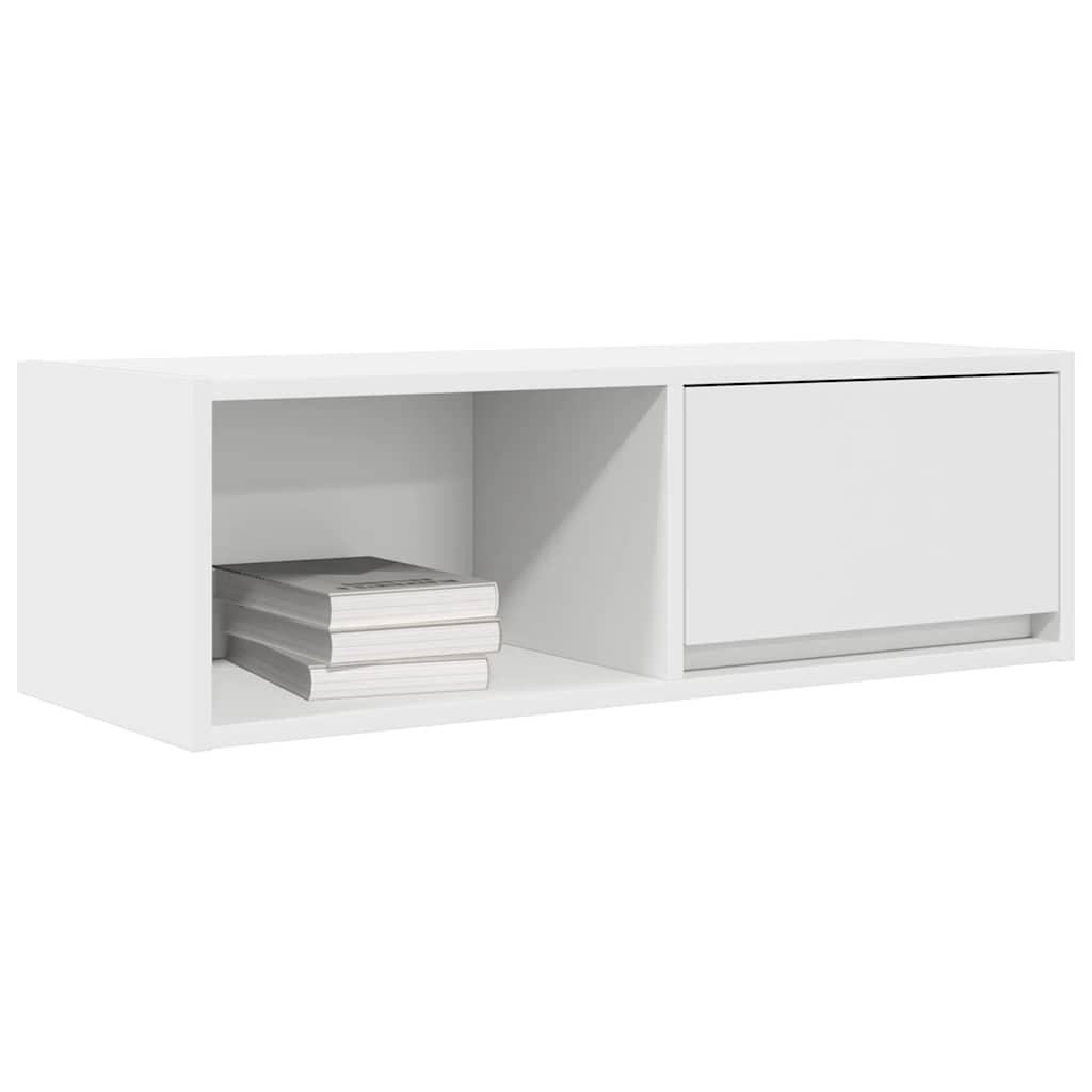 Meubles TV 2 pcs blanc 80x31x25,5 cm bois d'ingénierie - XIOS
