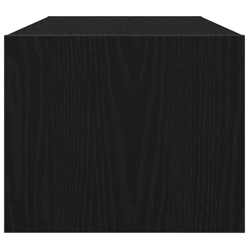 Meuble TV 2 pcs chêne noir 80x31x25,5 cm bois d'ingénierie - XIOS