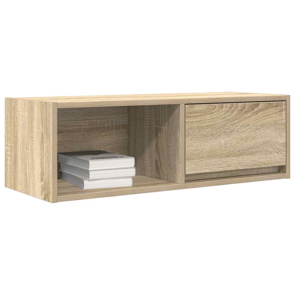 Meuble TV chêne sonoma 80x31x25,5 cm bois d'ingénierie - XIOS