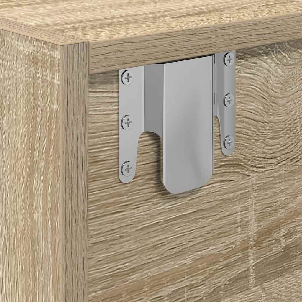 Meuble TV chêne sonoma 80x31x25,5 cm bois d'ingénierie - XIOS