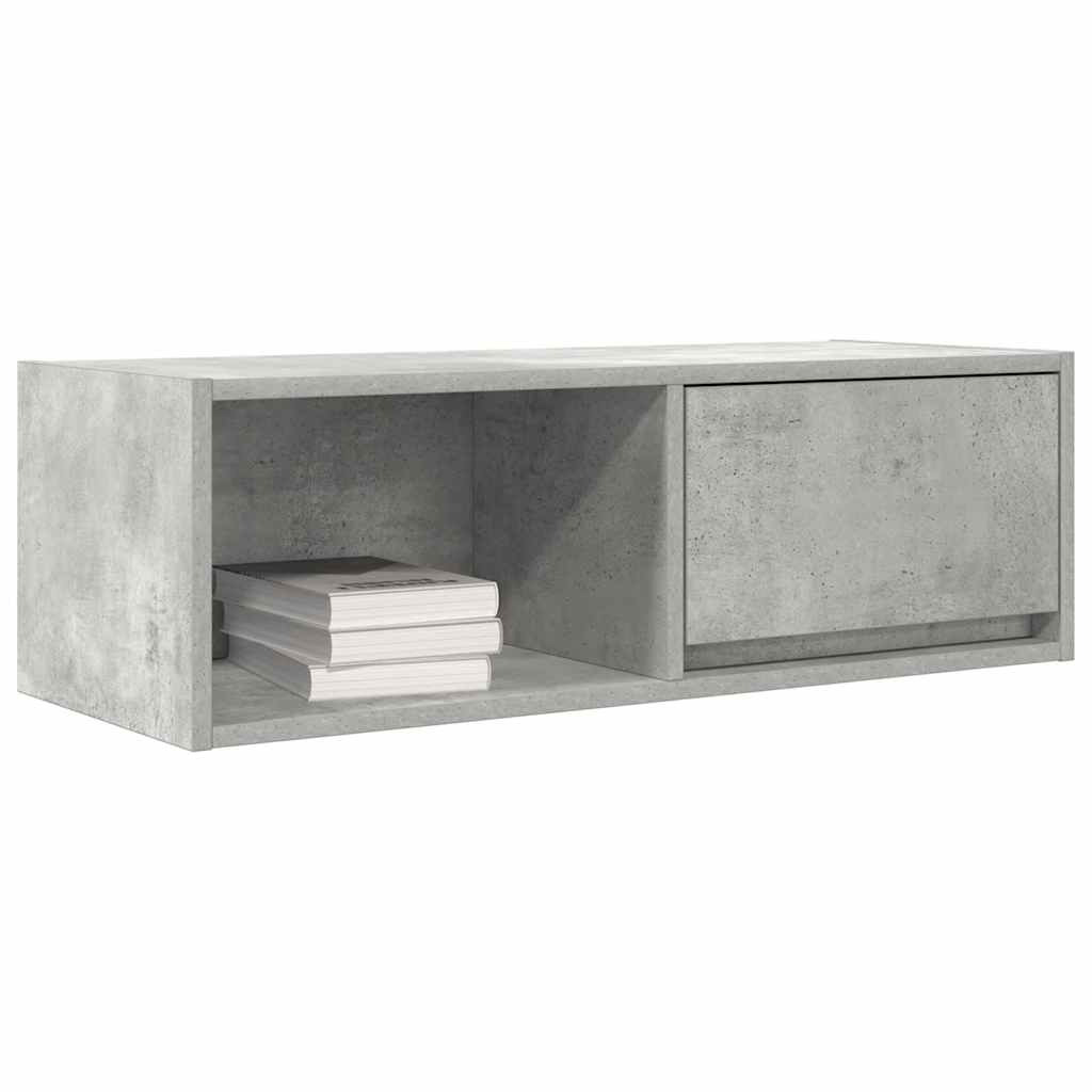 Meubles TV 2 pcs gris béton 80x31x25,5 cm bois d'ingénierie - XIOS