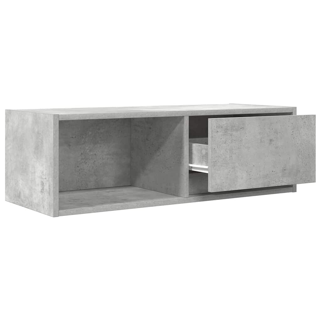 Meubles TV 2 pcs gris béton 80x31x25,5 cm bois d'ingénierie - XIOS