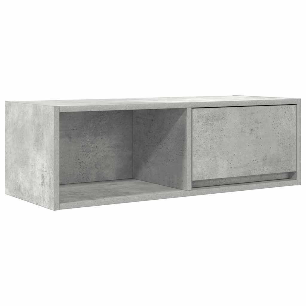 Meubles TV 2 pcs gris béton 80x31x25,5 cm bois d'ingénierie - XIOS